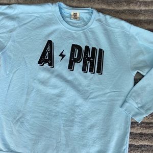 Alpha Phi Lightning crewneck
